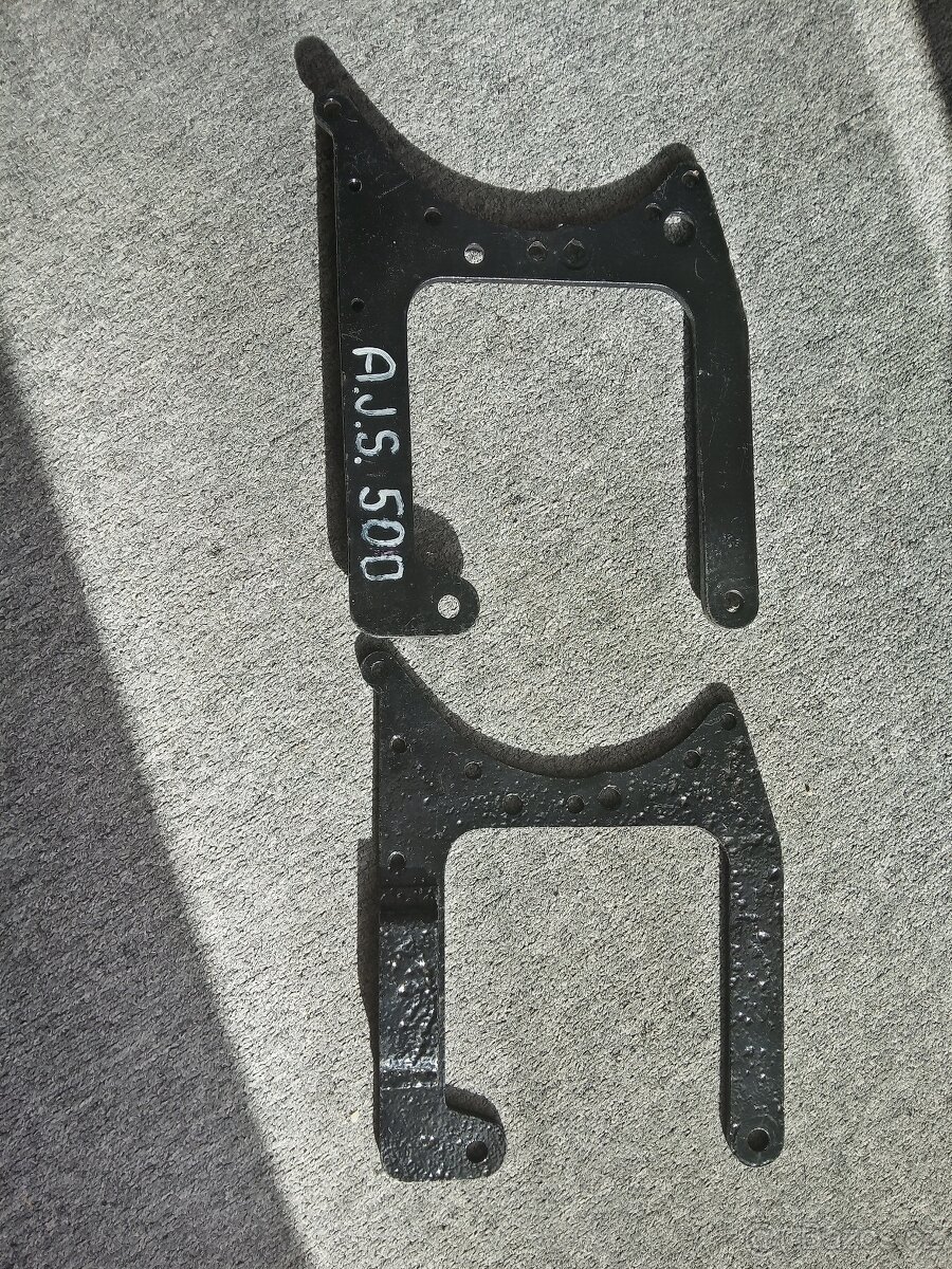 AJS "sáně" držáky motoru