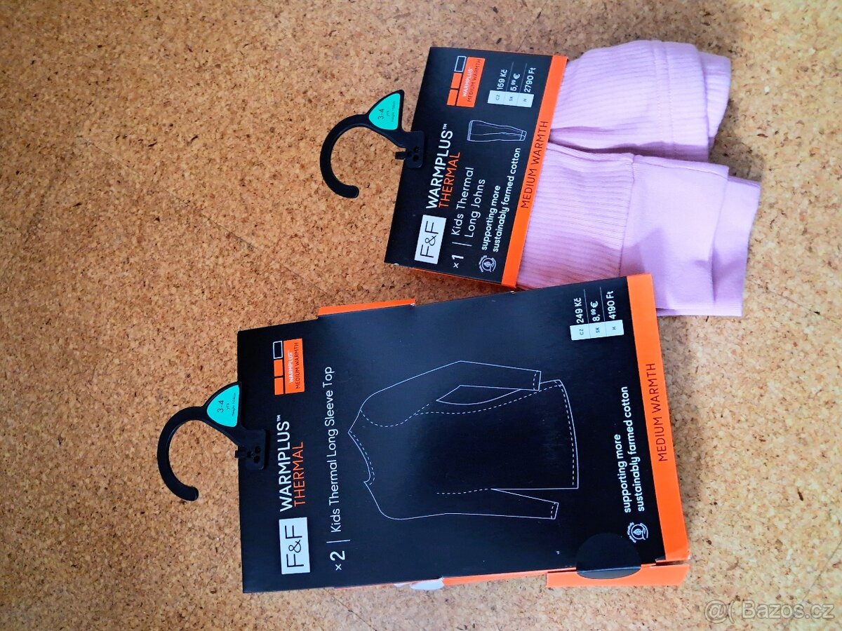 Termo prádlo vel 3-4 roky.