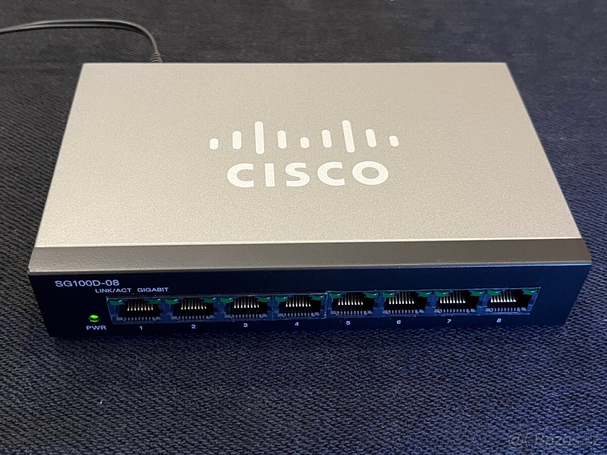 Cisco SG100D-08 – Gigabit Switch (8 portů)