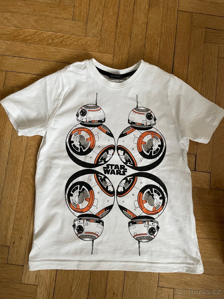 Triko Star Wars bílé vel.134/140