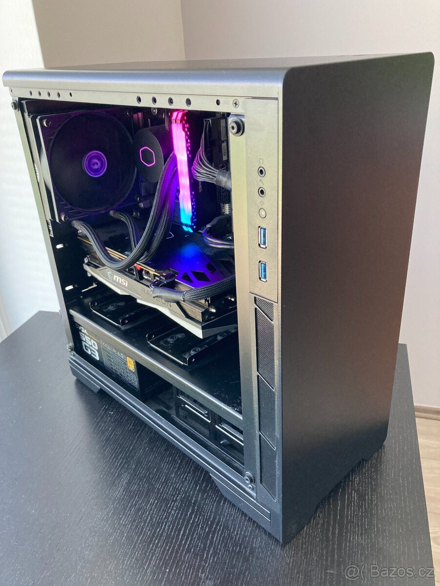 Herní počítač, Ryzen 5 3600, MSI RX 6600 XT 8GB, 32GB RAM