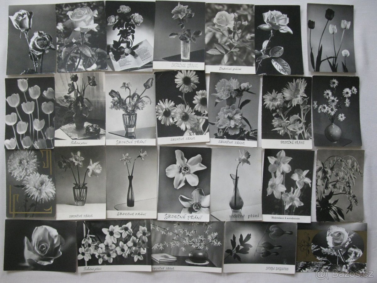 Pohledy-pohlednice různé,velikonoční,kytky,dětské