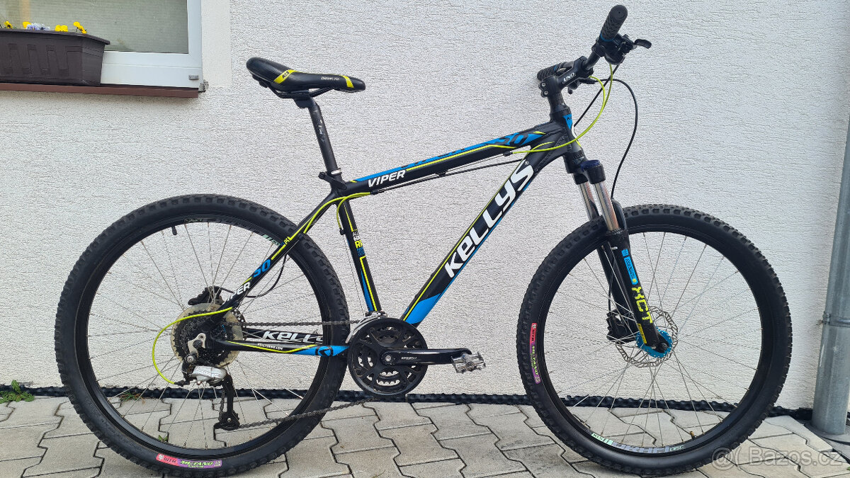 Kellys Viper 50, Hydr.brzdy, řazení Shimano Altus, Rám 17,5