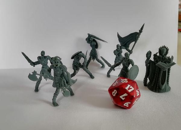 Fantasy figurky - 3D tisk - nemrtví