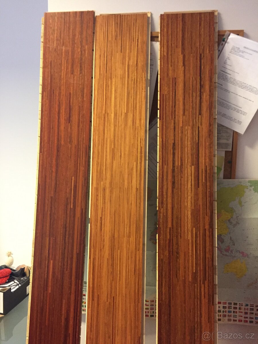Dřevéná podlha Jatoba rošáda, 70m2