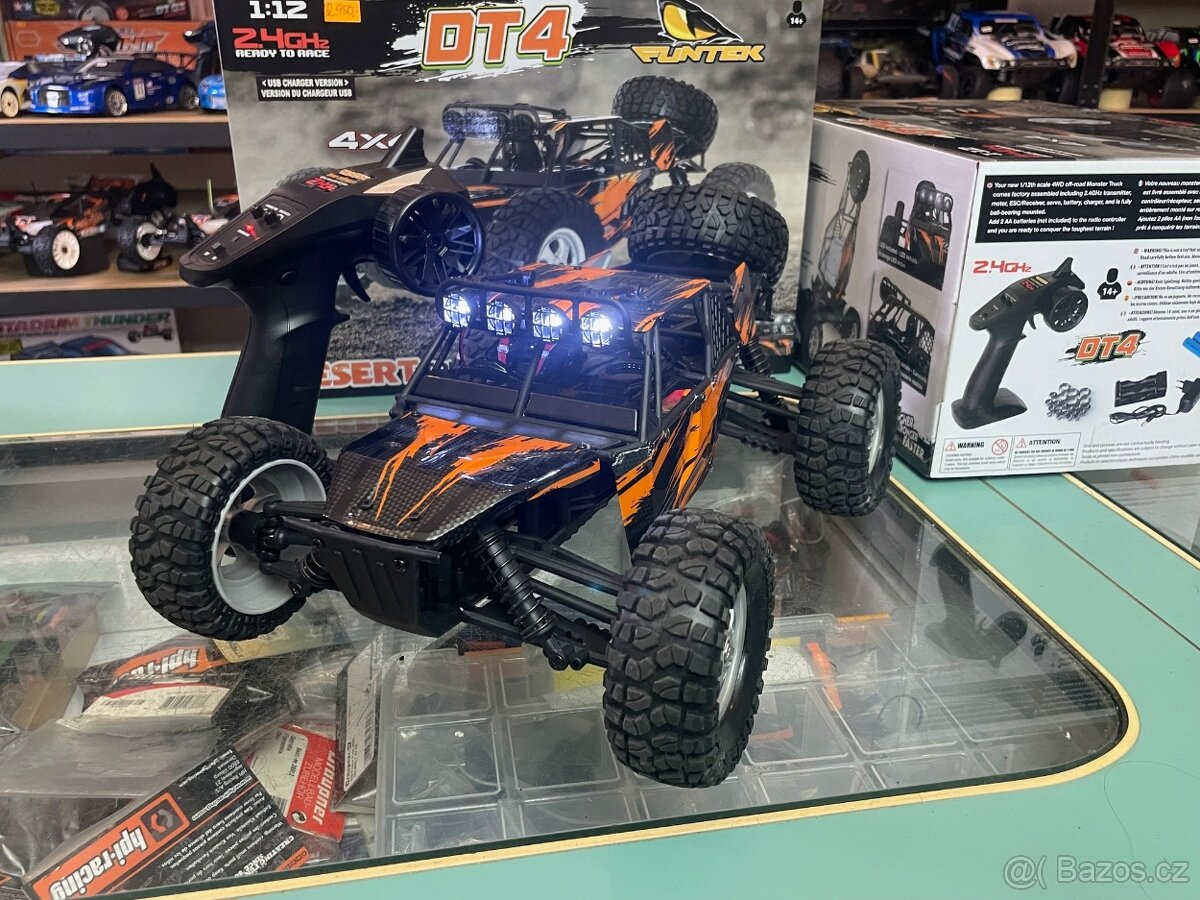 RC auto FUNTEK DT4, 1:12 RTR