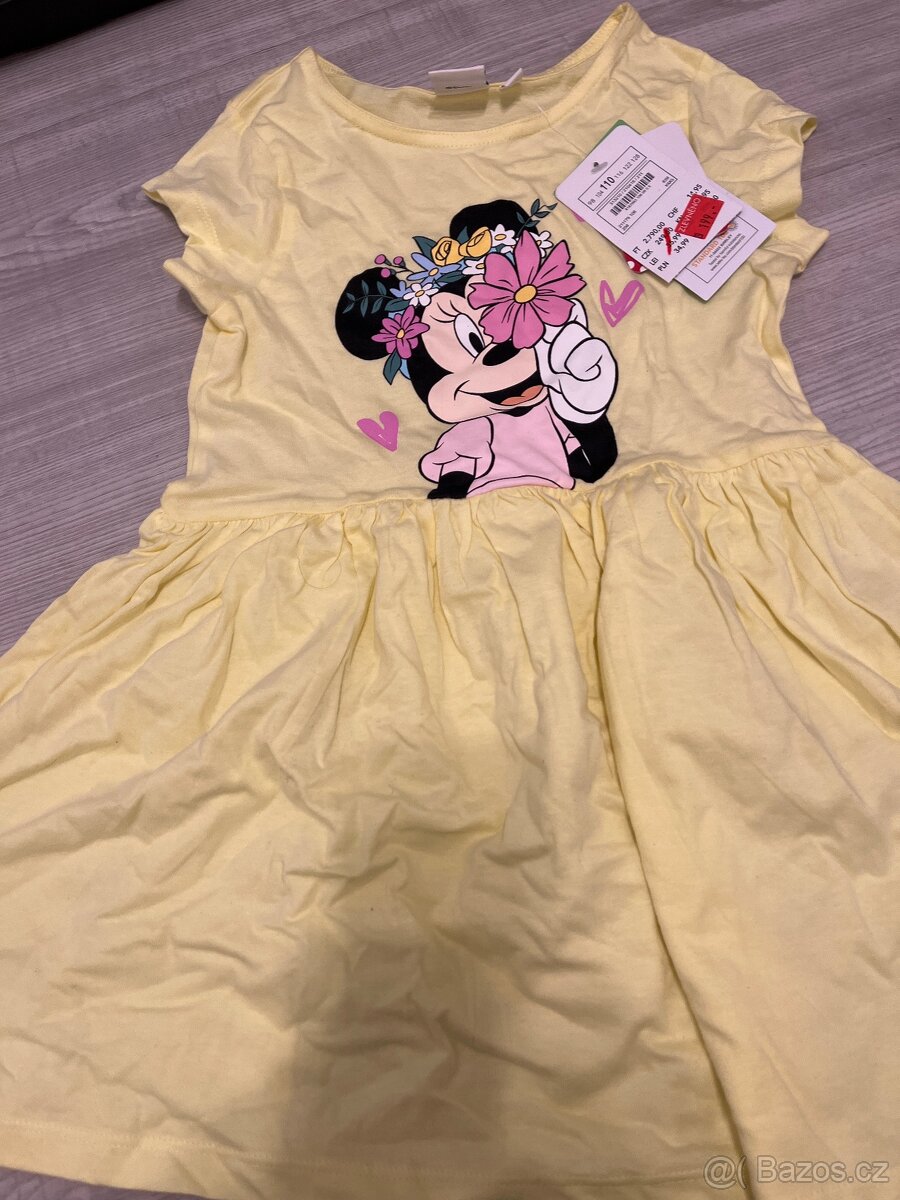 Nové šaty minie mouse vel.110