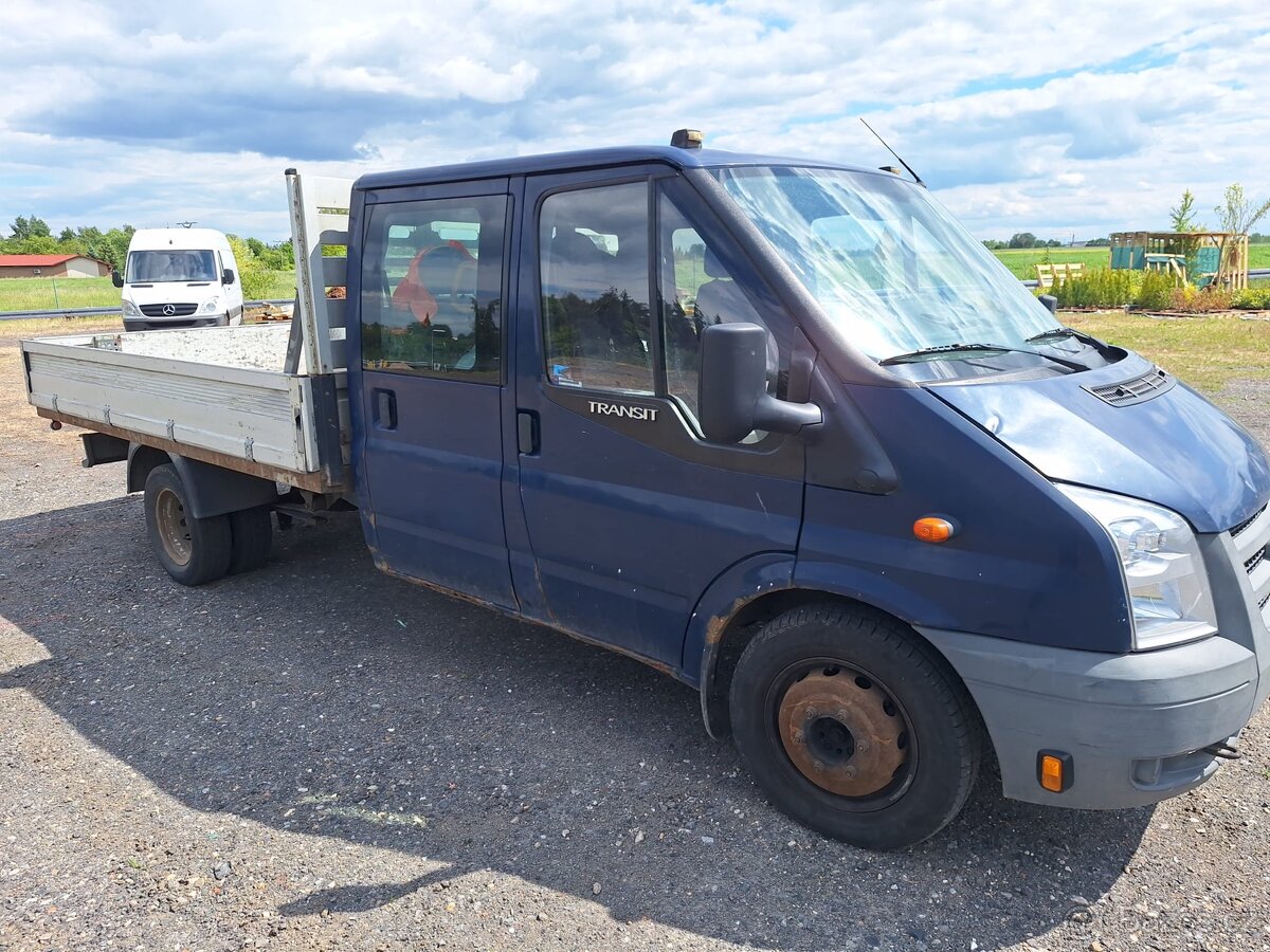 Ford Transit 2.4 TDCI, 103 kw, 350 EF, Valník double kabina