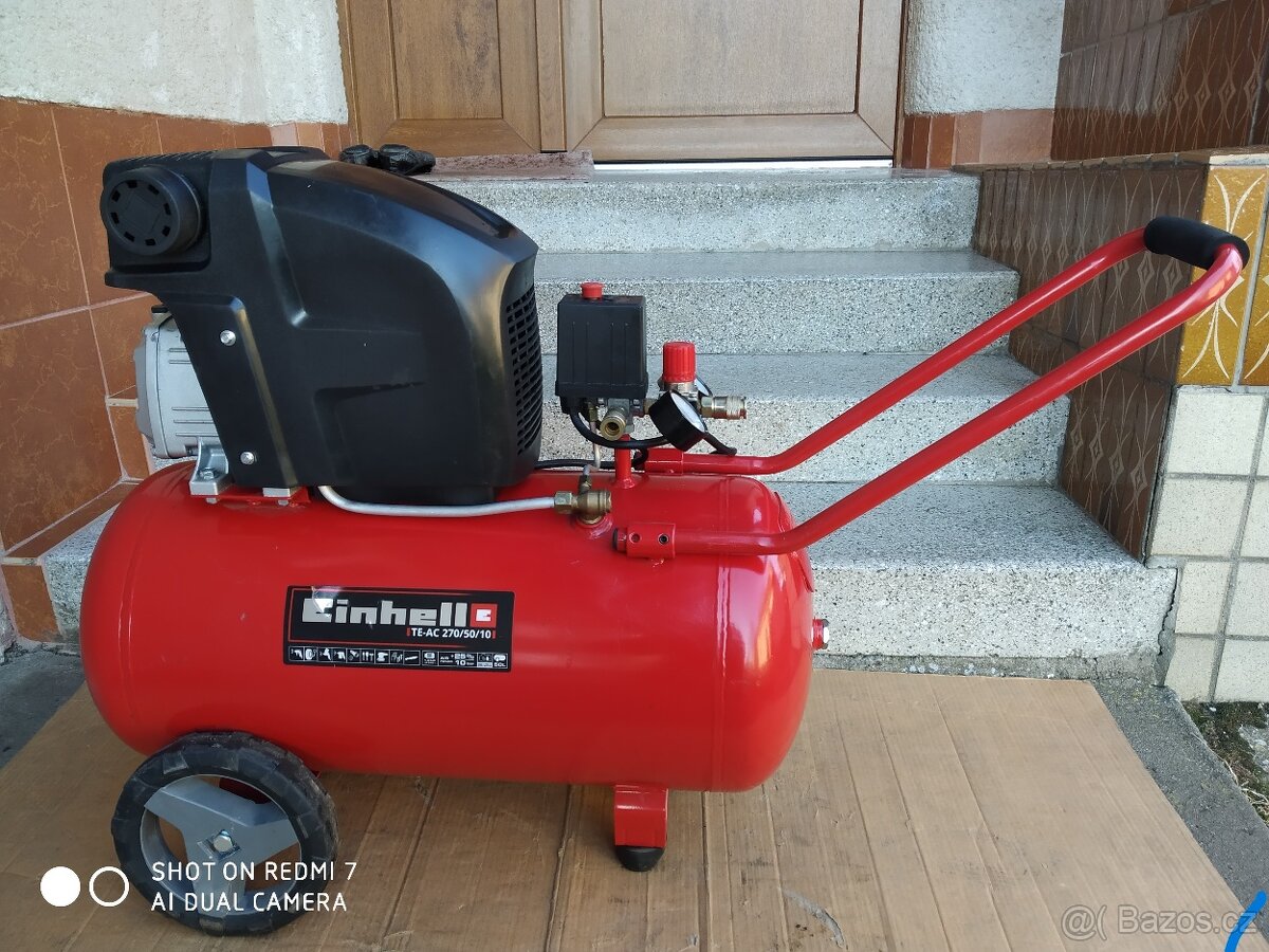 Prodám olejový Kompresor Einhell TE-AC 270/50/10- 50 LITRŮ-