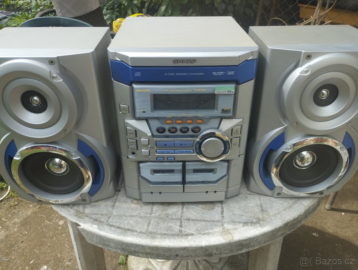 Sharp CD-BA250,Aiwansx-r51,Panasonic SA-PM04,LG,Sanyo,radia