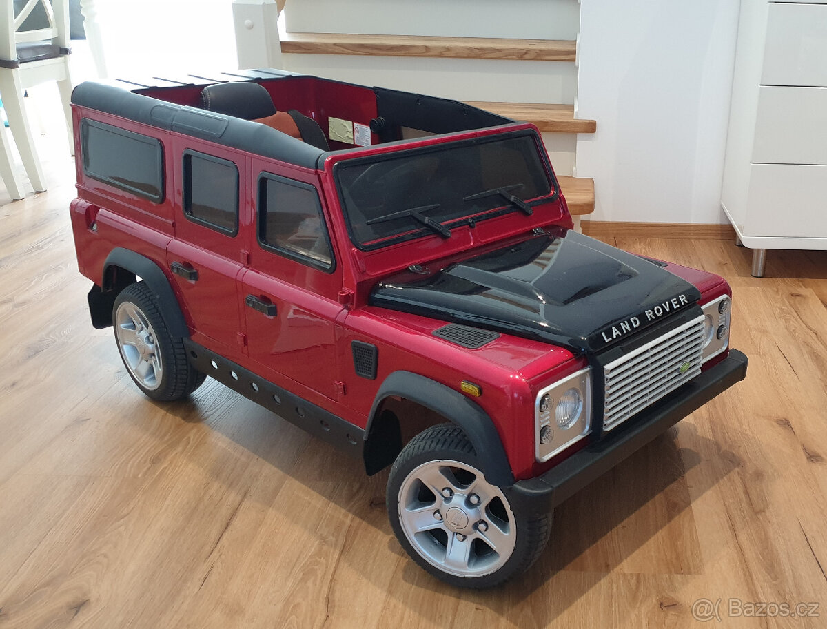 dětské elektrické auto landrover defender limitovana edice