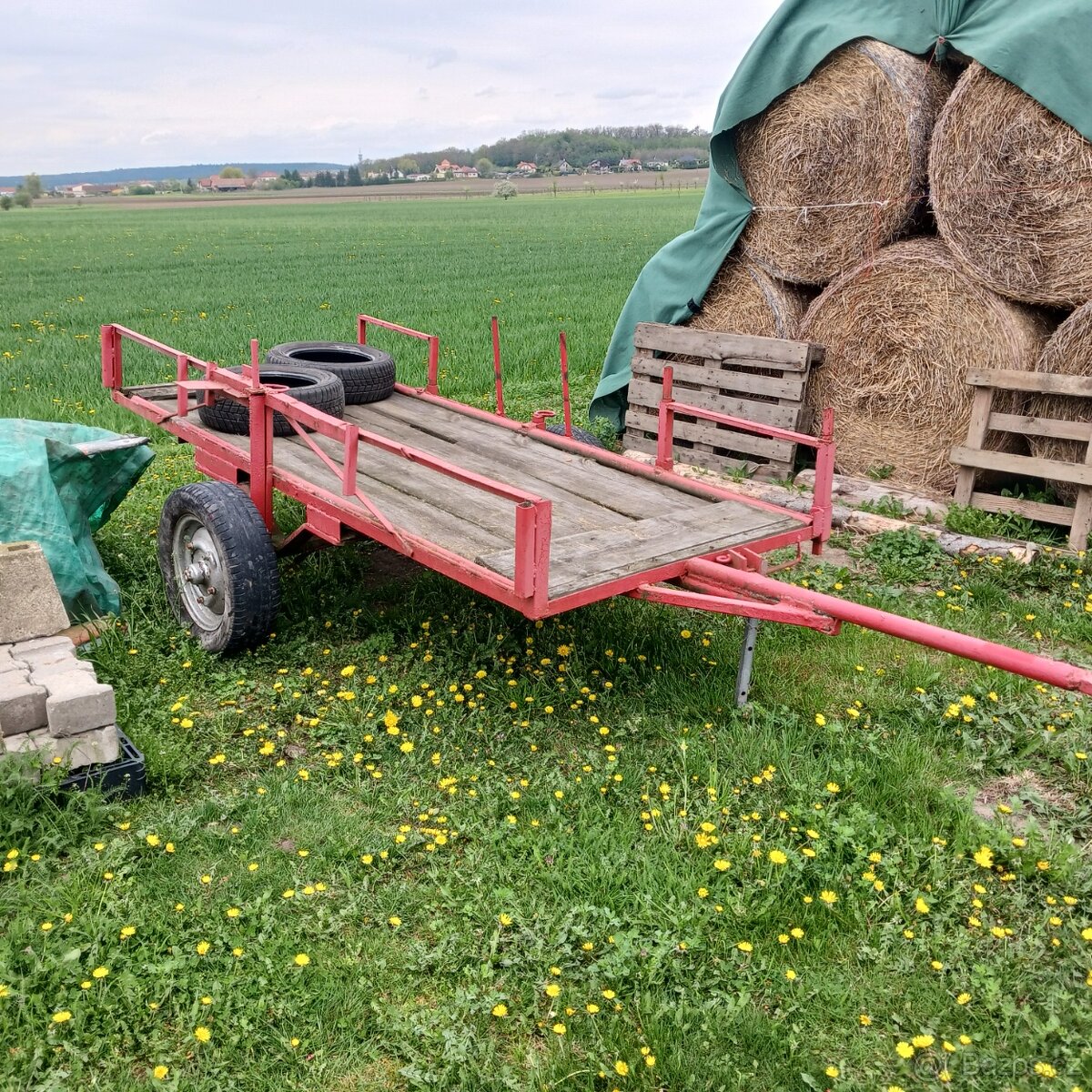 Vlek za traktor, kara