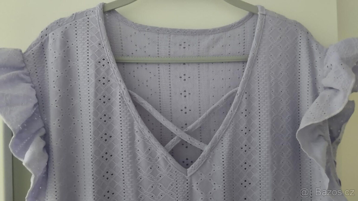 DÁMSKÉ LILA LETNÍ ŠATY vel. 52 /4XL