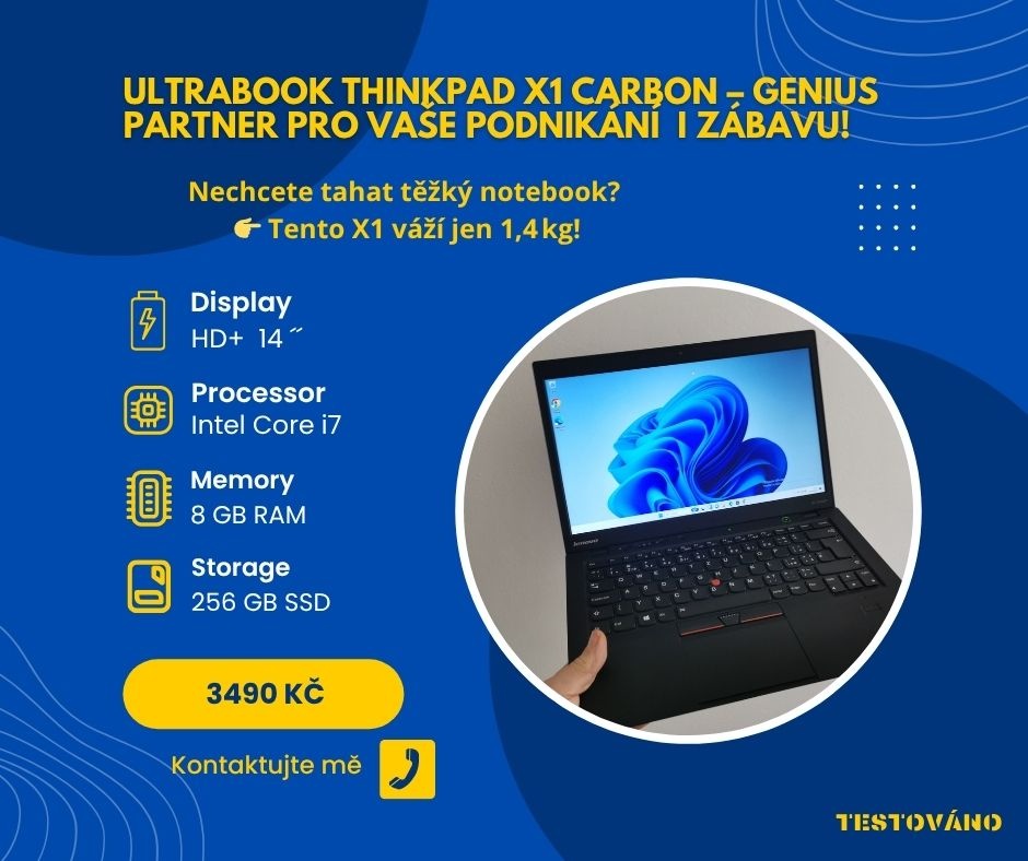 Lenovo 1X Carbon Intel Core i7 HD+