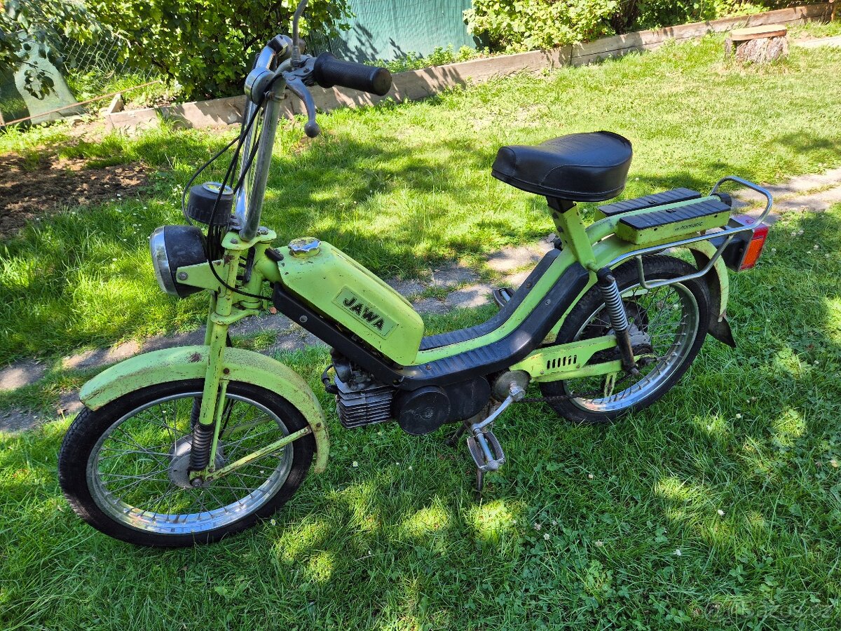 Babetta 210 s kartičkou, původní zelená č.2