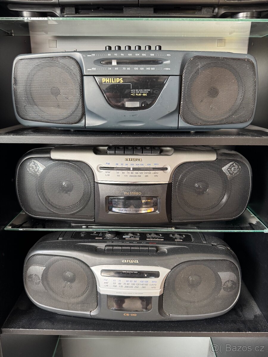 2 x aiwa , Philips