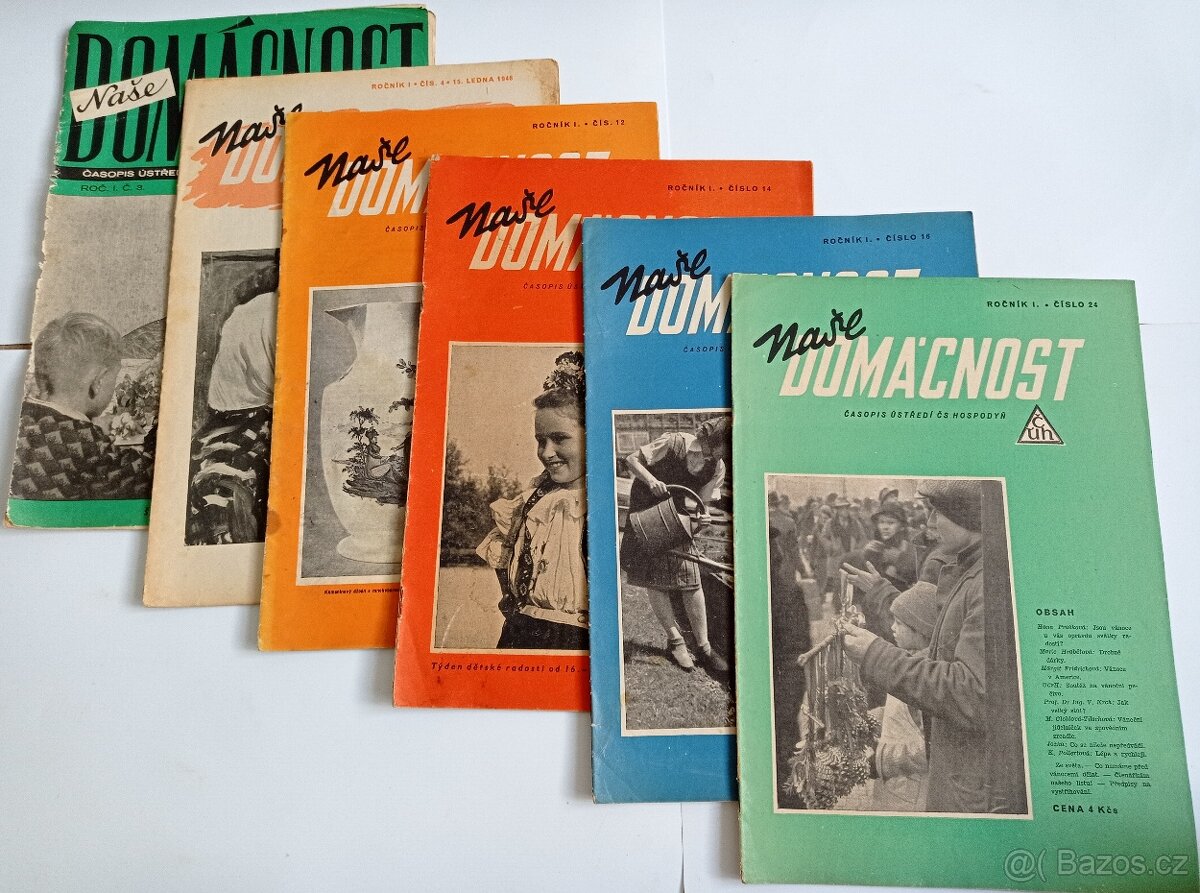 Časopisy NAŠE DOMÁCNOST (1946)