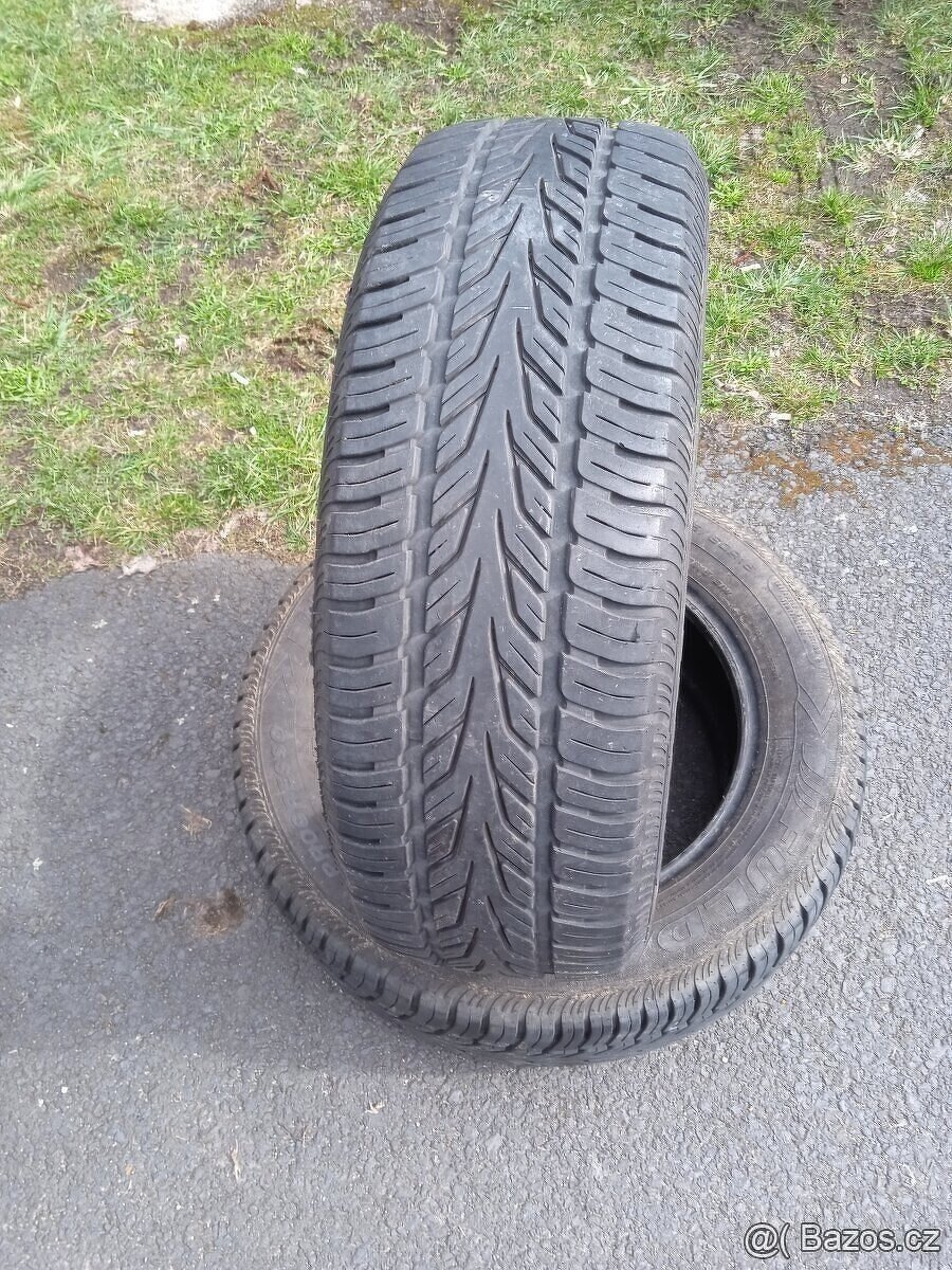 2x letní pneu rozměr 205/60/15 značka Fulda