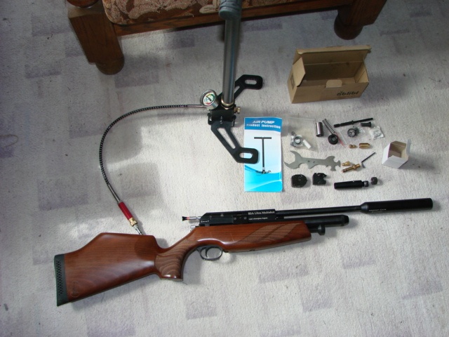 Vzduchovka vz 47(se lvem) a PCP BSA Ultra Multishot 5,5