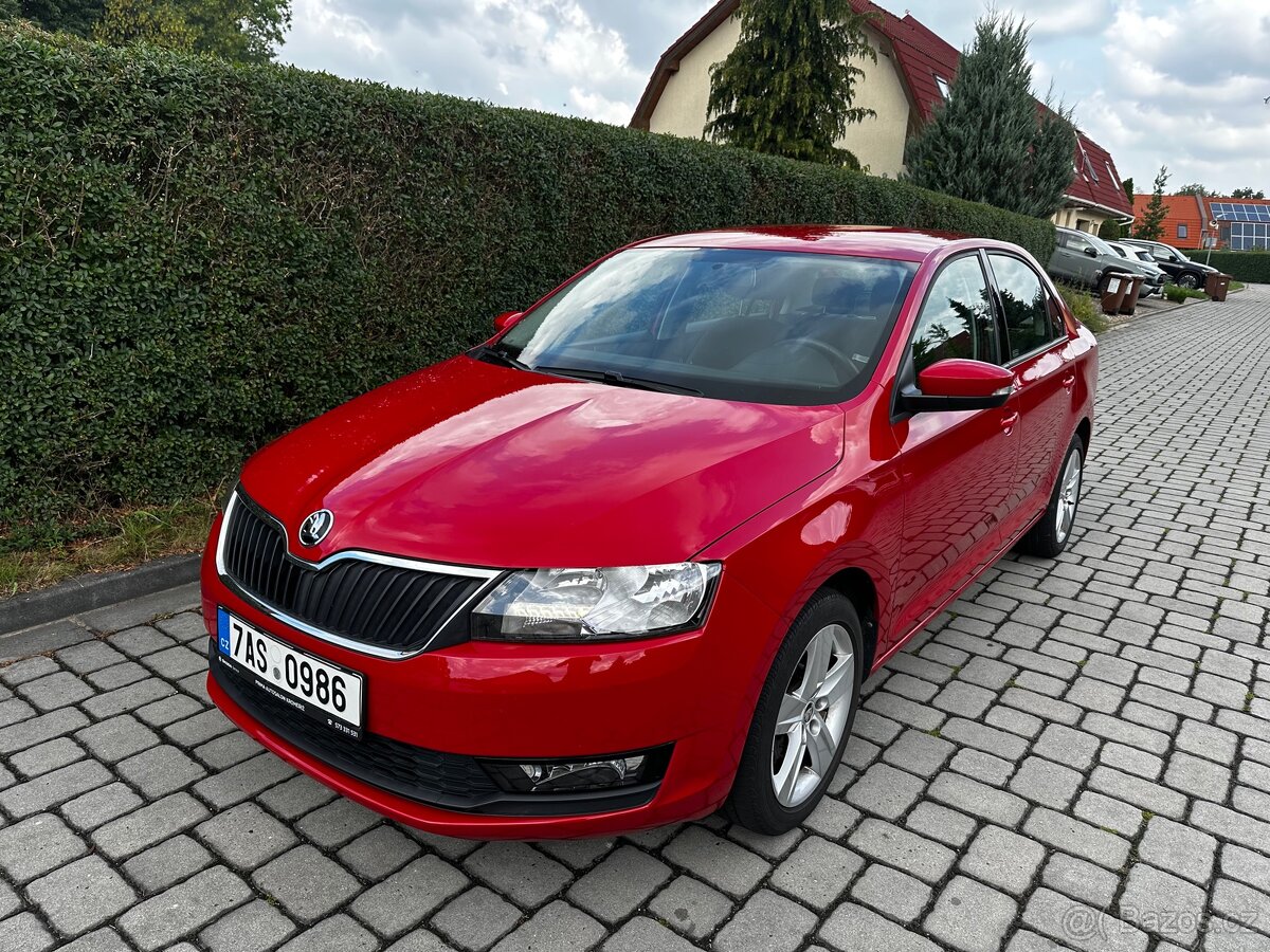 Škoda Rapid 1.0 TSI 81kW, CZ, 74k, nebourané