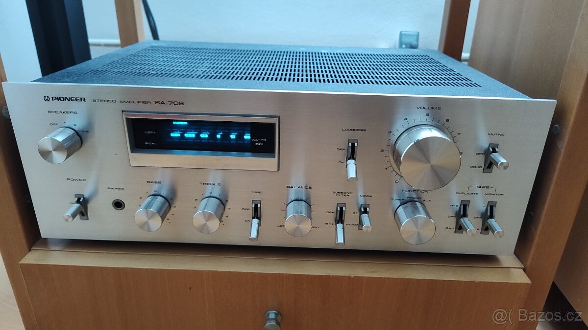 Integrovaný zesilovač Pioneer SA-708 blue line
