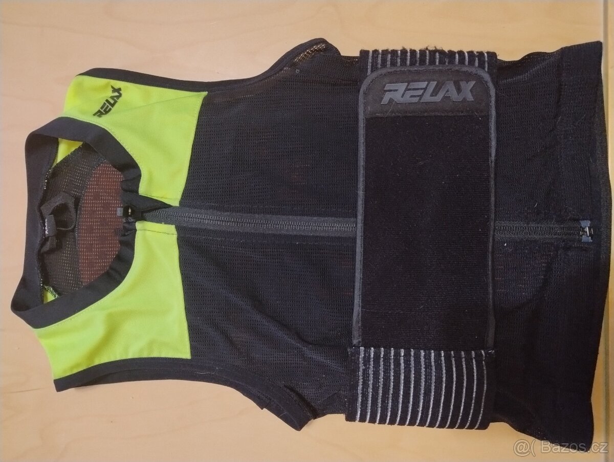 Chránič páteře Relax SPEED MASTER EVO JR. černá/neon, XXXS