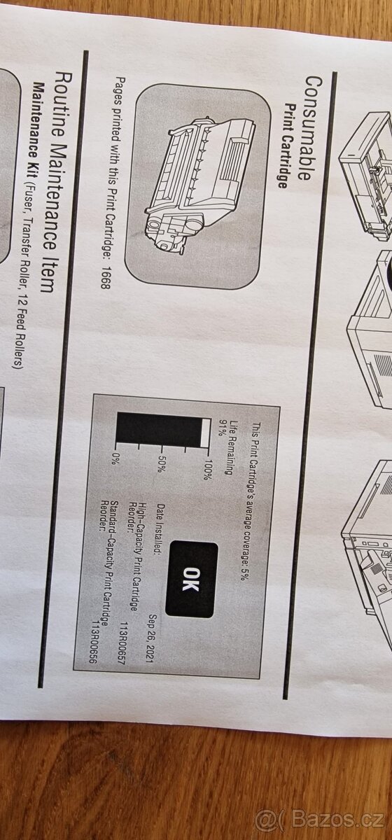 Tiskárna ČB Xerox phaser 4500