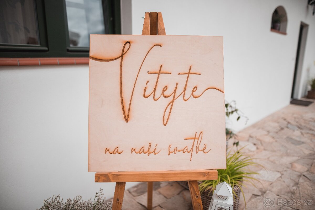 Svatební dekorace - přírodní styl