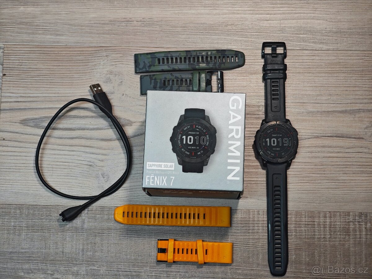 Garmin Fenix 7 Solar Sapphire Titanium