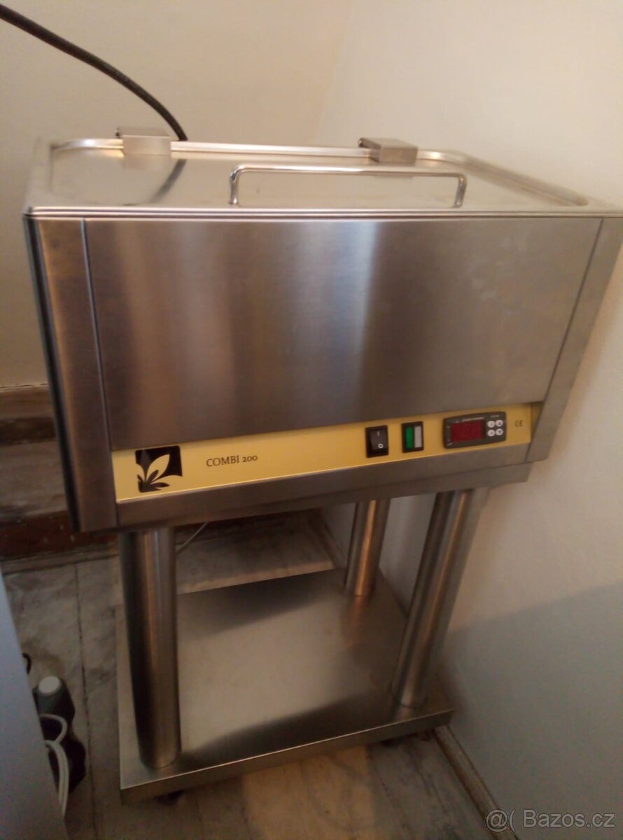 Kombi nerezová vodní lázeň 2x 20 lt pro ohřev +nerez.