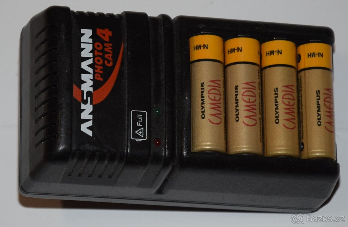 Nabíječka AA + AAA baterií ANSMANN pro 4ks + 4x AA NIMH akku