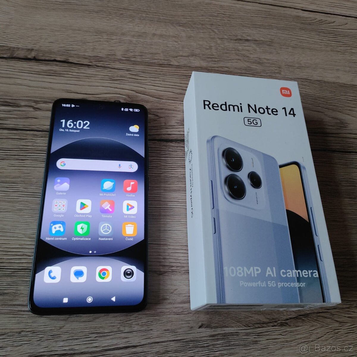 Xiaomi Redmi Note 14 5G -6.67" P-OLED 8+4GB RAM/256GB ROM