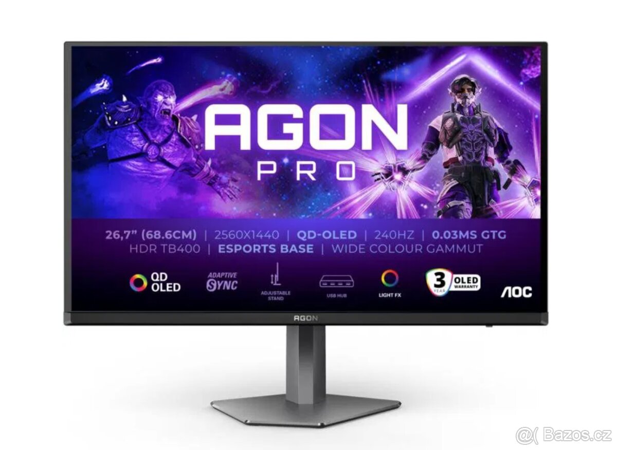 Prodám OLED monitor 27" AOC AGON AG276QZD2