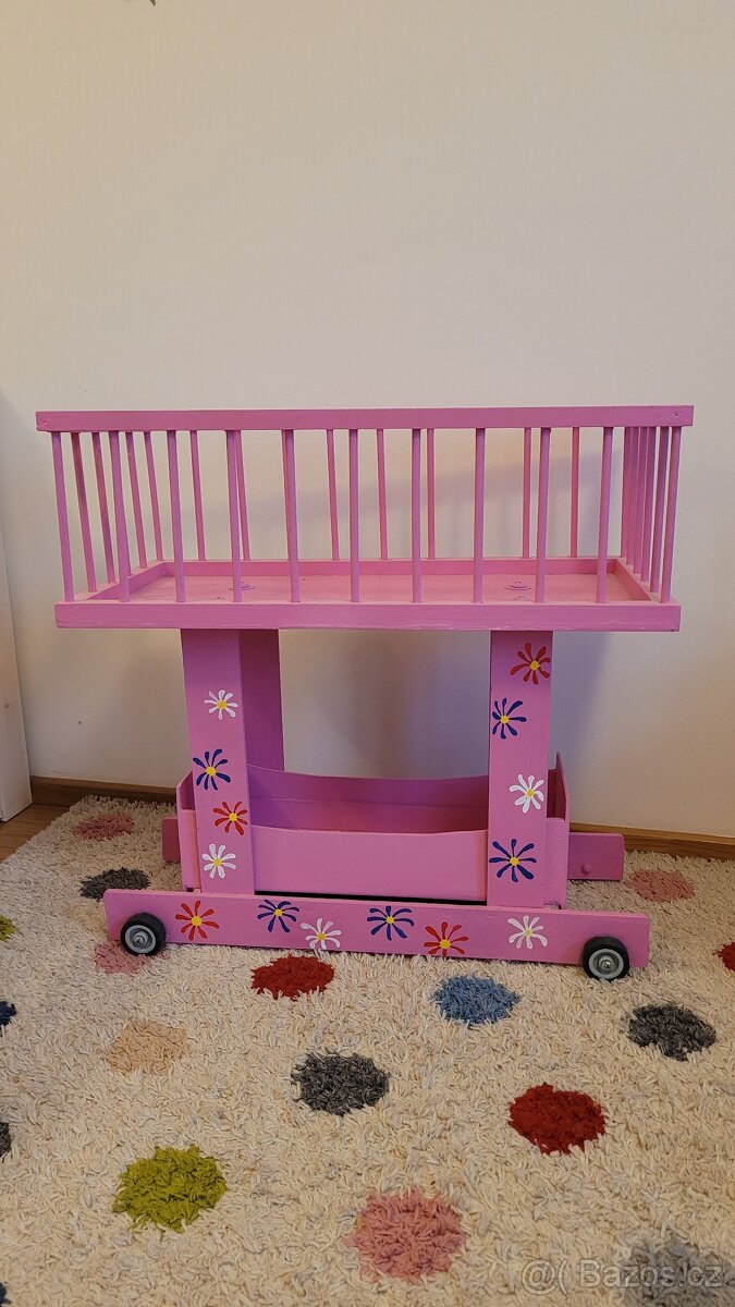 Postýlka pro panenky dvoupatrová