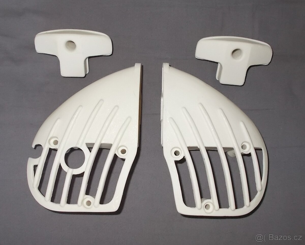 Kryt karburátoru Stadion S22, bílý (slonová kost).