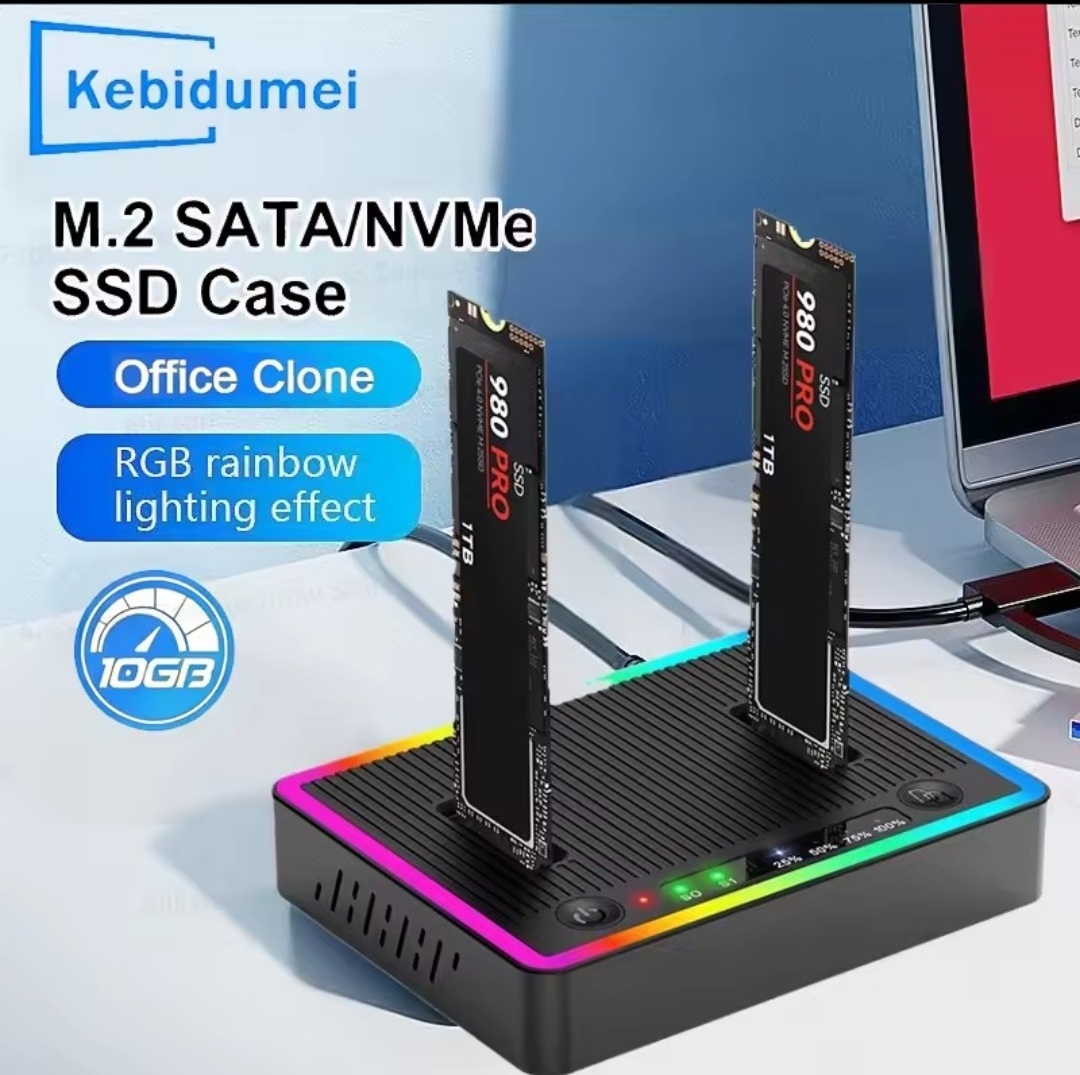 M.2 NVMe/SATA. Docking Station Offlinе klonování disků