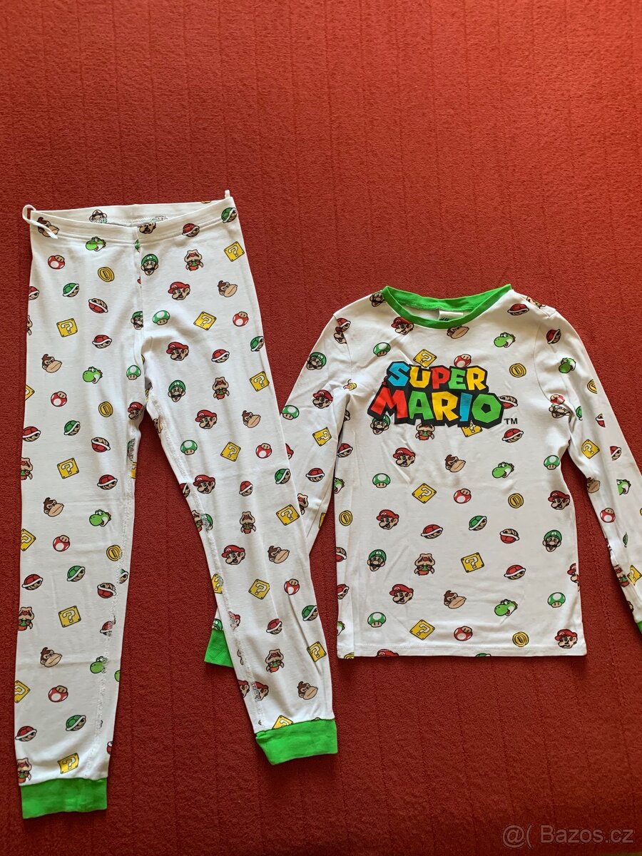 Pyžamo Mário vel.134/140