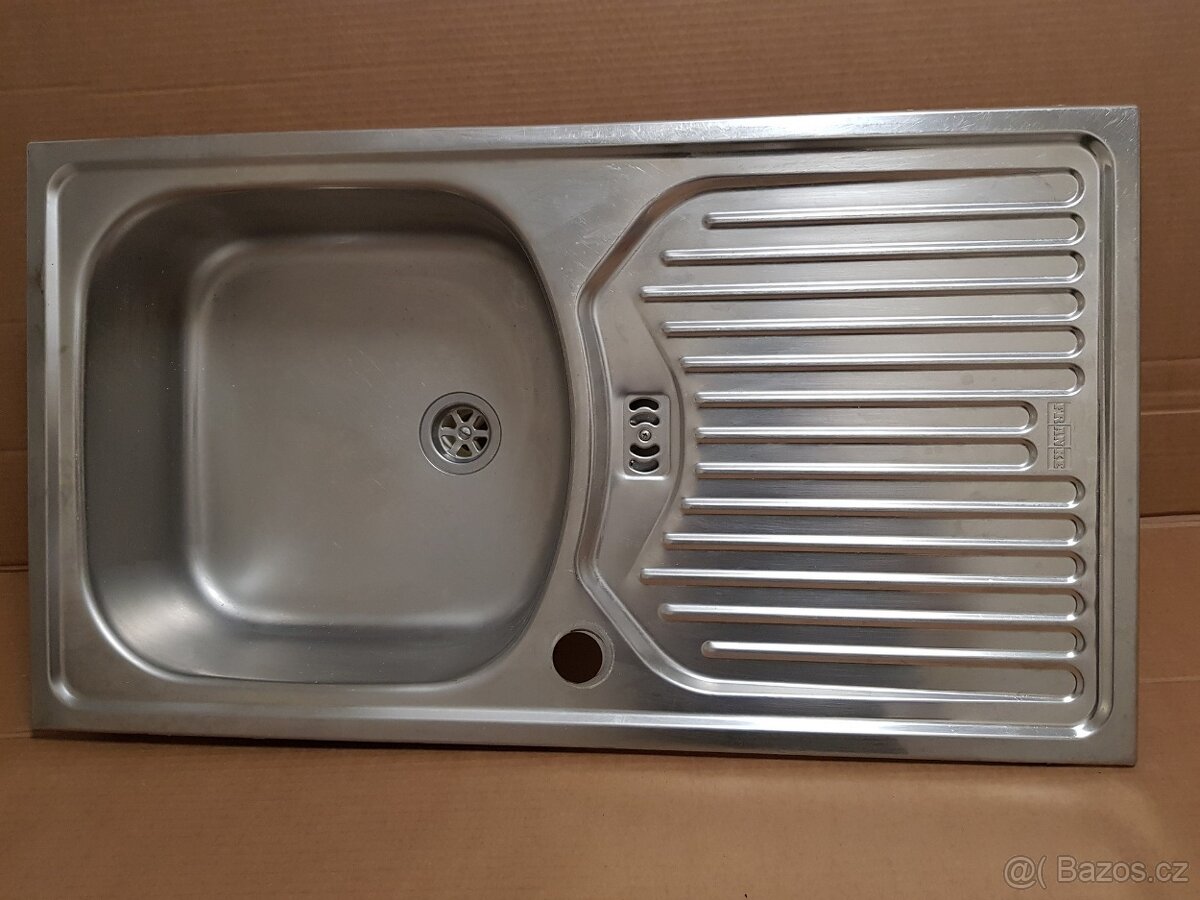 nerez kuchyňský dřez 780x435 FRANKE p.c.1900 Kč