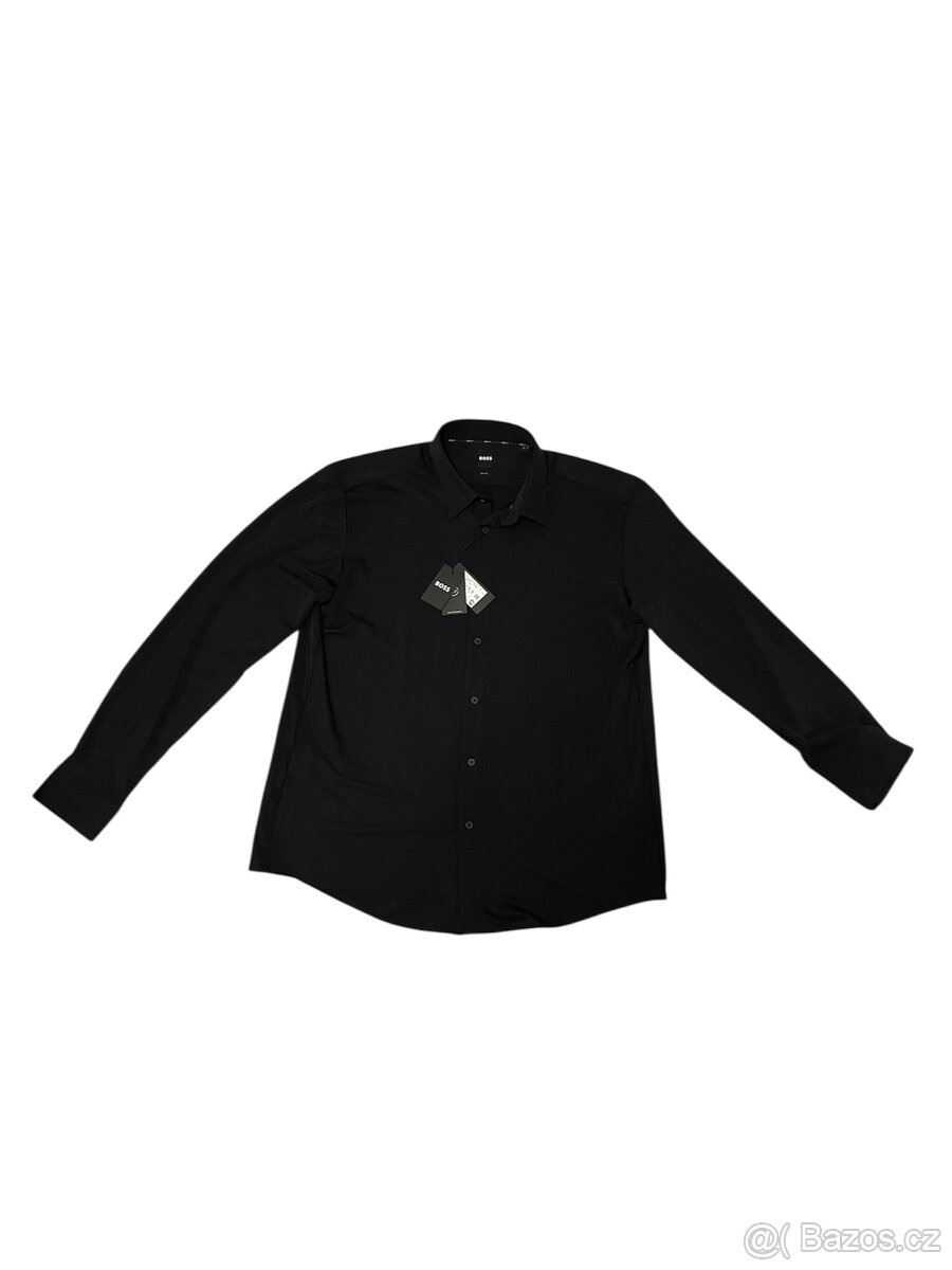 Pánská košile Boss Slim Fit – černá 🖤