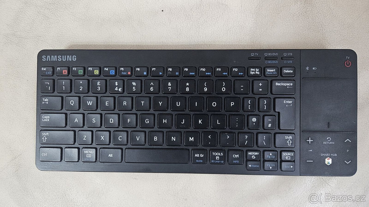 Bluetooth klávesnice k TV Samsung