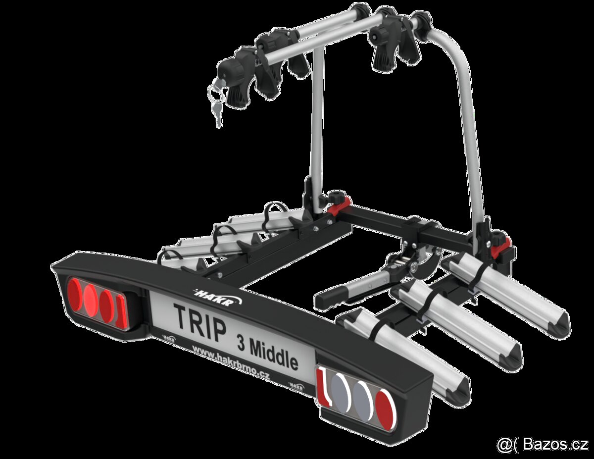 Prodám nosič na tažné zařízení HAKR TRIP pro 3 kola Middle