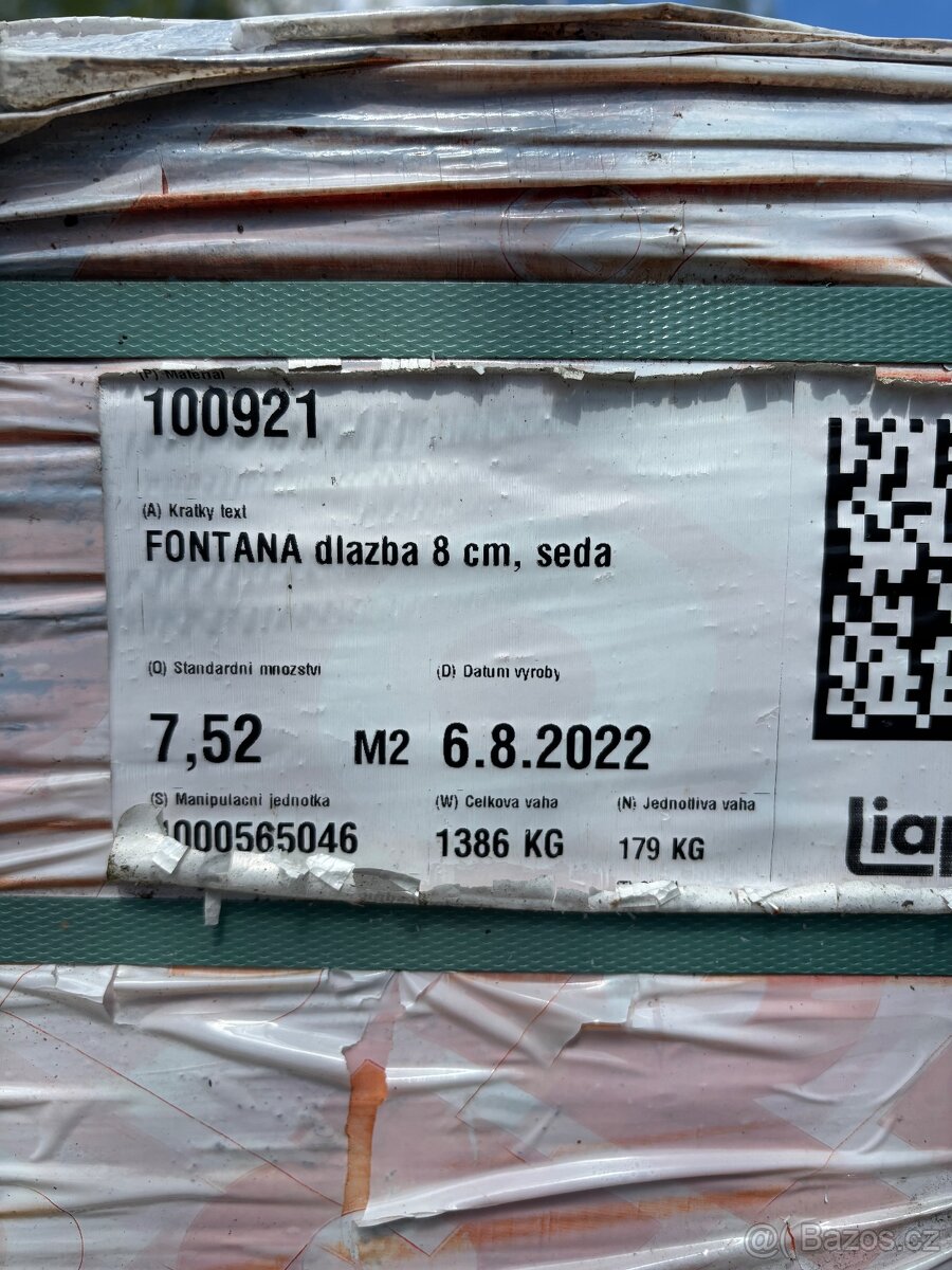 Zámková dlažba Fontana