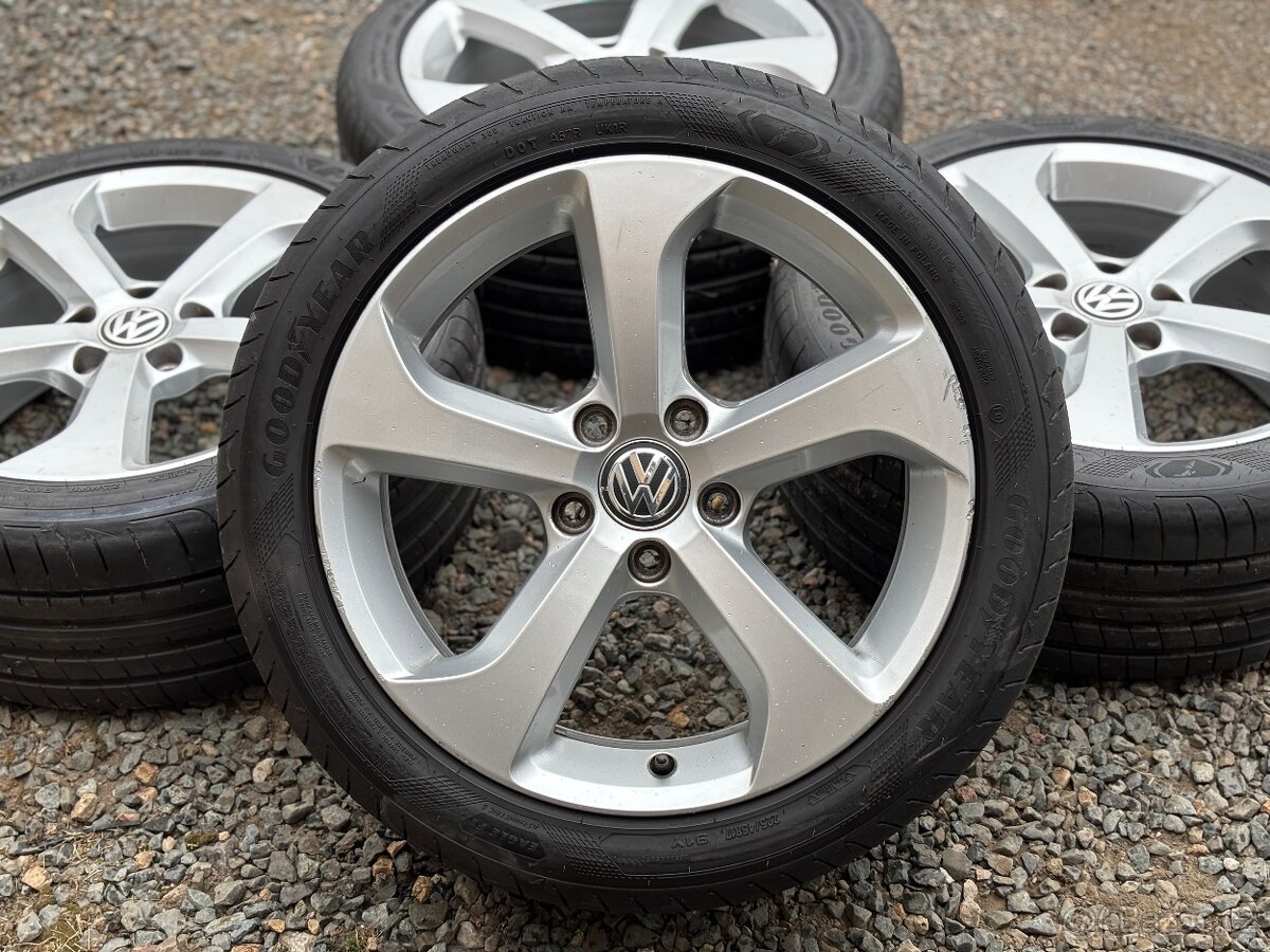 Alu orig letni sada VW Brooklyn 5x112 7,5J ET49 225/45 R17