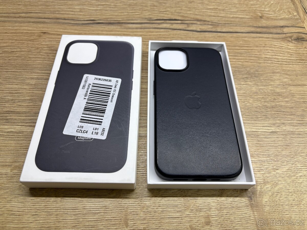 Originál Apple MagSafe kožený kryt iPhone 14