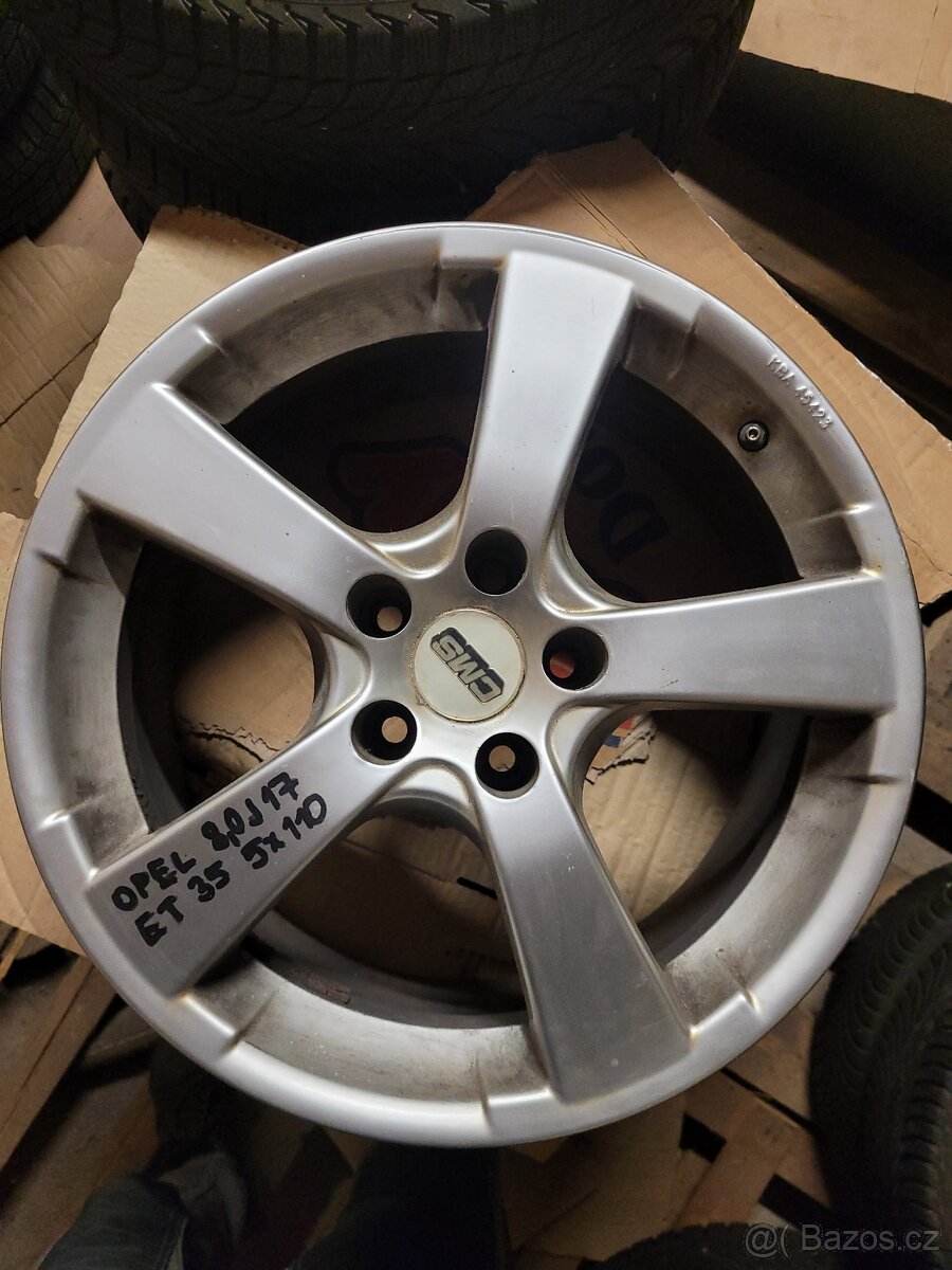 Alu kola hliníková OPEL 17"