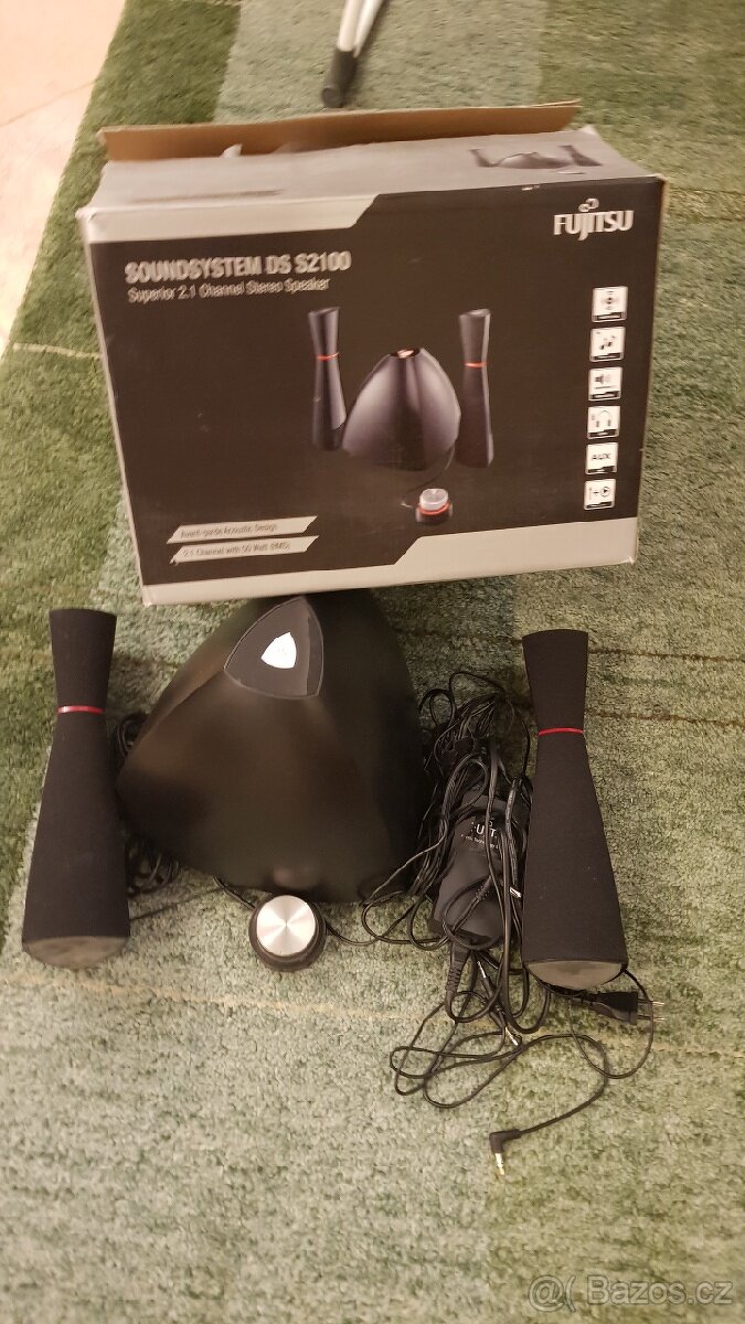 2+1 stereo k PC, Fujitsu DS S2100, výborný stav vč.krabice