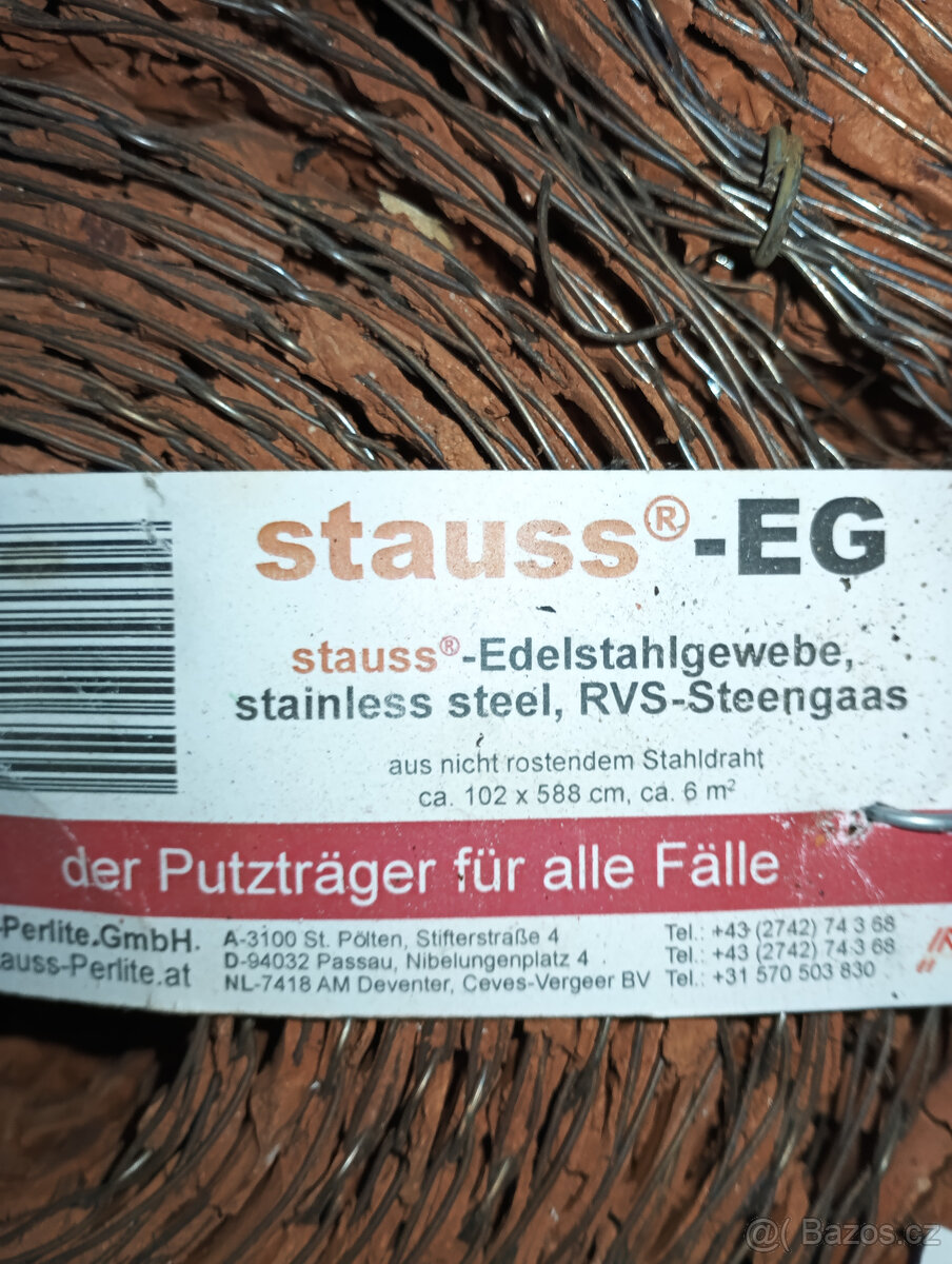nerezové keramické pletivo Stauss