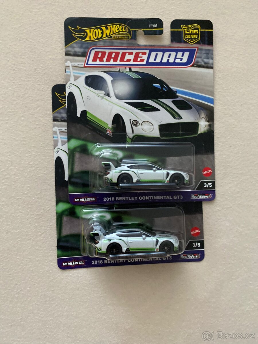 Hot wheels Premium Real Riders Bentely Continental GT3