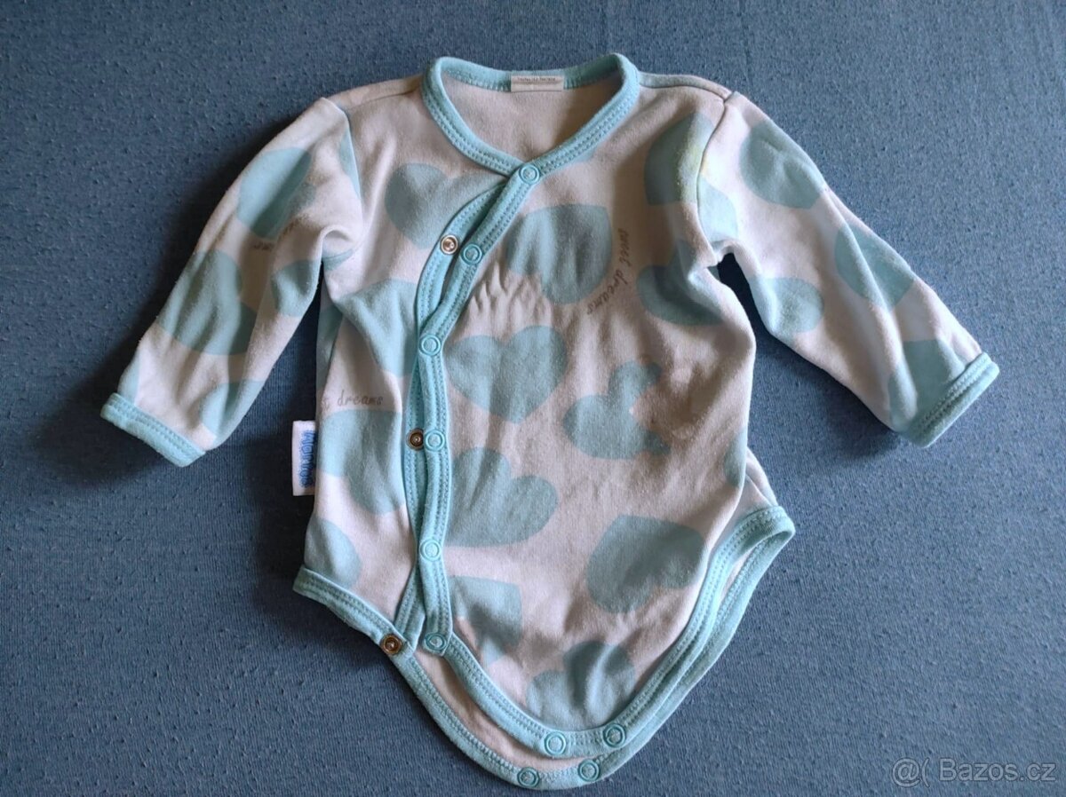 Kojenecké srdíčkové body, vel. 62