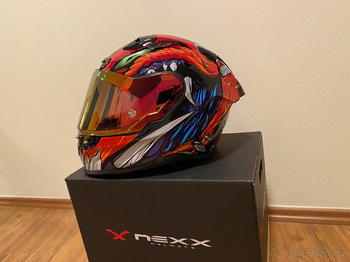 Nexx X.R3R plexi iridium red
